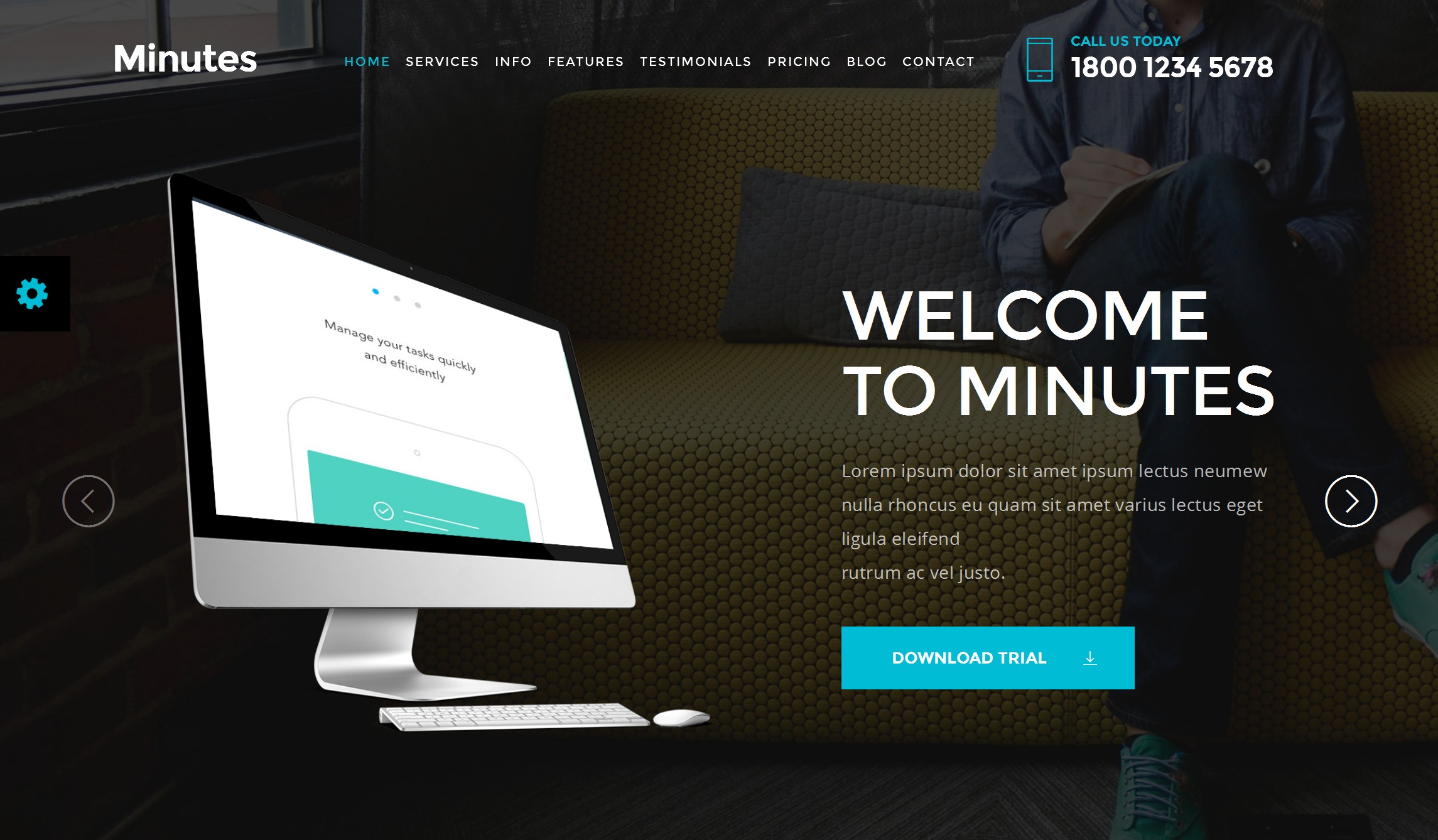 HTML5 Bootstrap OnePage Theme