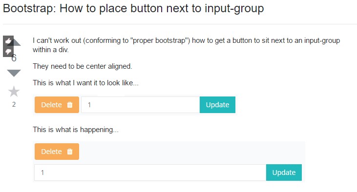 How to  put button  upon input-group