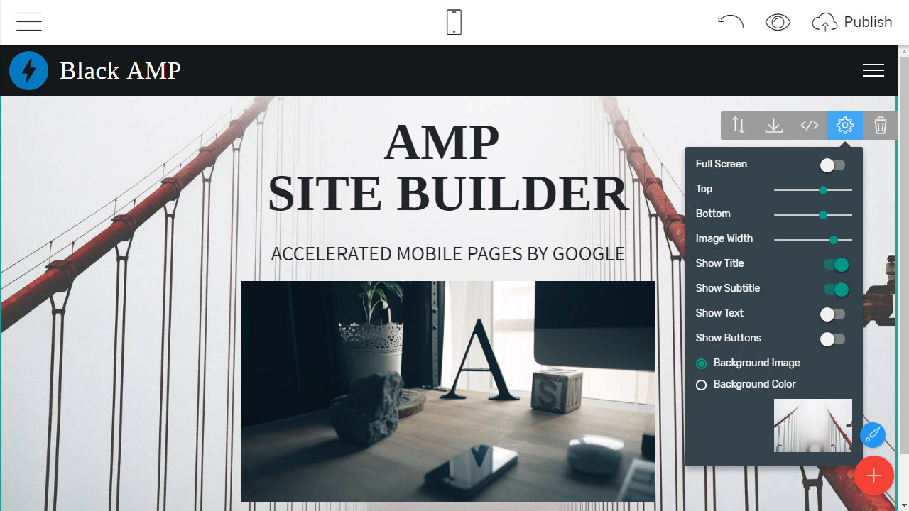 AMP Website Creator
